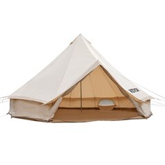 Puuvillapeiteteltta Vevor, 8-10 henkilöä, beige hinta ja tiedot | Teltat | hobbyhall.fi