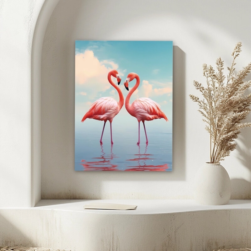 'Flamingohuopa askartelupakkaus aikuisille' hinta ja tiedot | Taulut | hobbyhall.fi