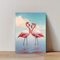 'Flamingohuopa askartelupakkaus aikuisille' hinta ja tiedot | Taulut | hobbyhall.fi