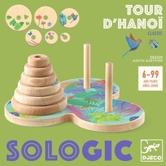 Loginis žaidimas - Hanojaus bokštas (LT, LV, EN, RU) Djeco Sologic DJ00812 hinta ja tiedot | Lautapelit ja älypelit | hobbyhall.fi