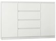 Mobene White Chesoda 160 x 40 x 98 cm hinta ja tiedot | Lipastot | hobbyhall.fi