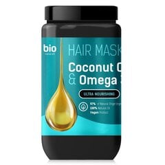 Luonnon Bio Naturell hiustenhoitonaamio, jossa kookosöljy ja Omega 3, 946ml hinta ja tiedot | Bionaturalis Hajuvedet ja kosmetiikka | hobbyhall.fi