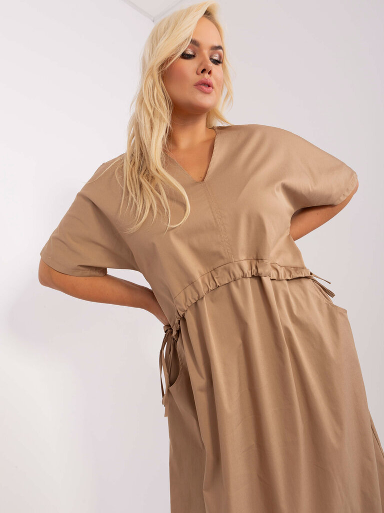 Naisten Camel Plus Size -mekko hinta ja tiedot | Mekot | hobbyhall.fi