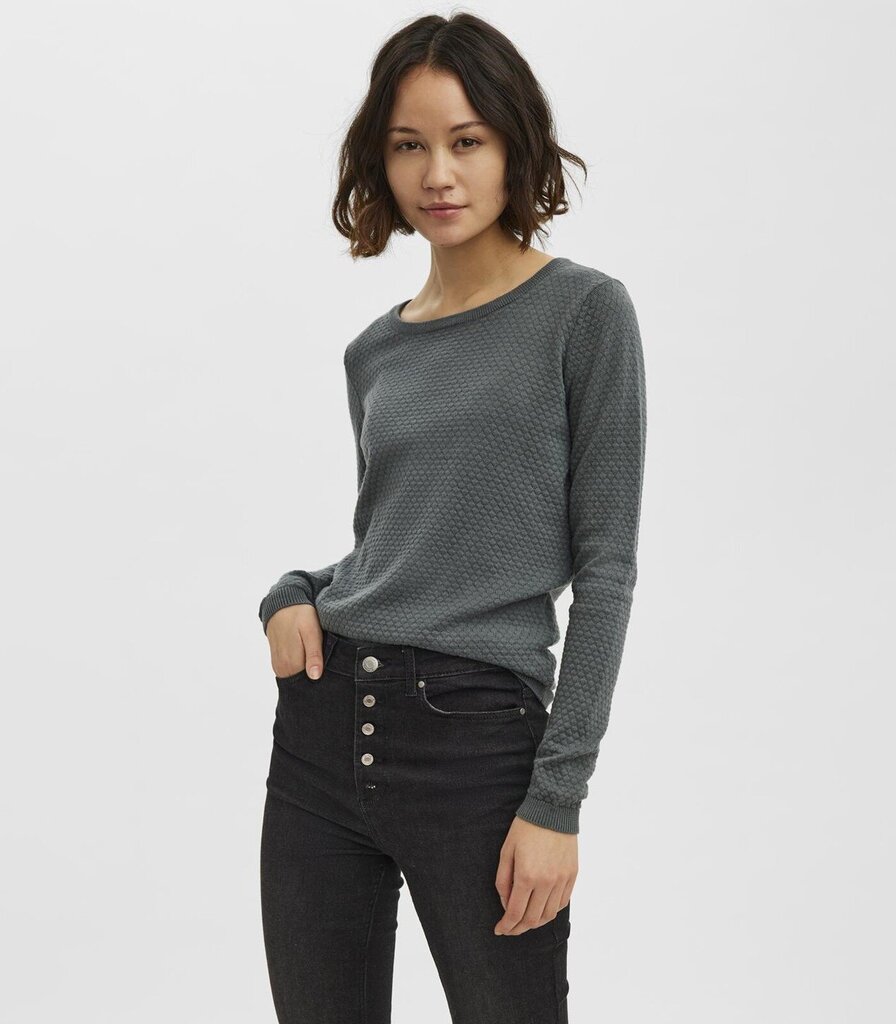 Vero Moda naisten villapaita 10136644*16, tummanvihreä/balsam 5715206354431 hinta ja tiedot | Naisten neulepuserot | hobbyhall.fi