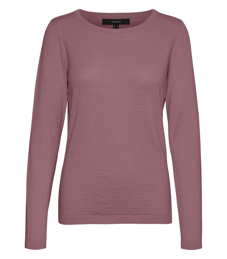 Vero Moda naisten villapaita 10136644*17, tumma pinkki/mesa 5715605112717 hinta ja tiedot | Naisten neulepuserot | hobbyhall.fi