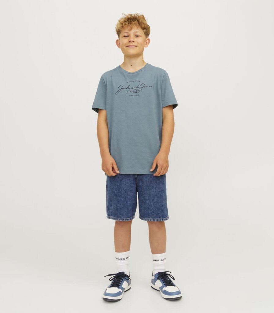 Jack & Jones lasten T-paita 12259713*02, sininen 5715603667868 hinta ja tiedot | Naisten T-paidat | hobbyhall.fi