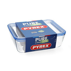 Pyrex Pure Glass ruokalaatikko, 800 ml, 6 kpl hinta ja tiedot | Elintarvikkeiden säilytysastiat | hobbyhall.fi