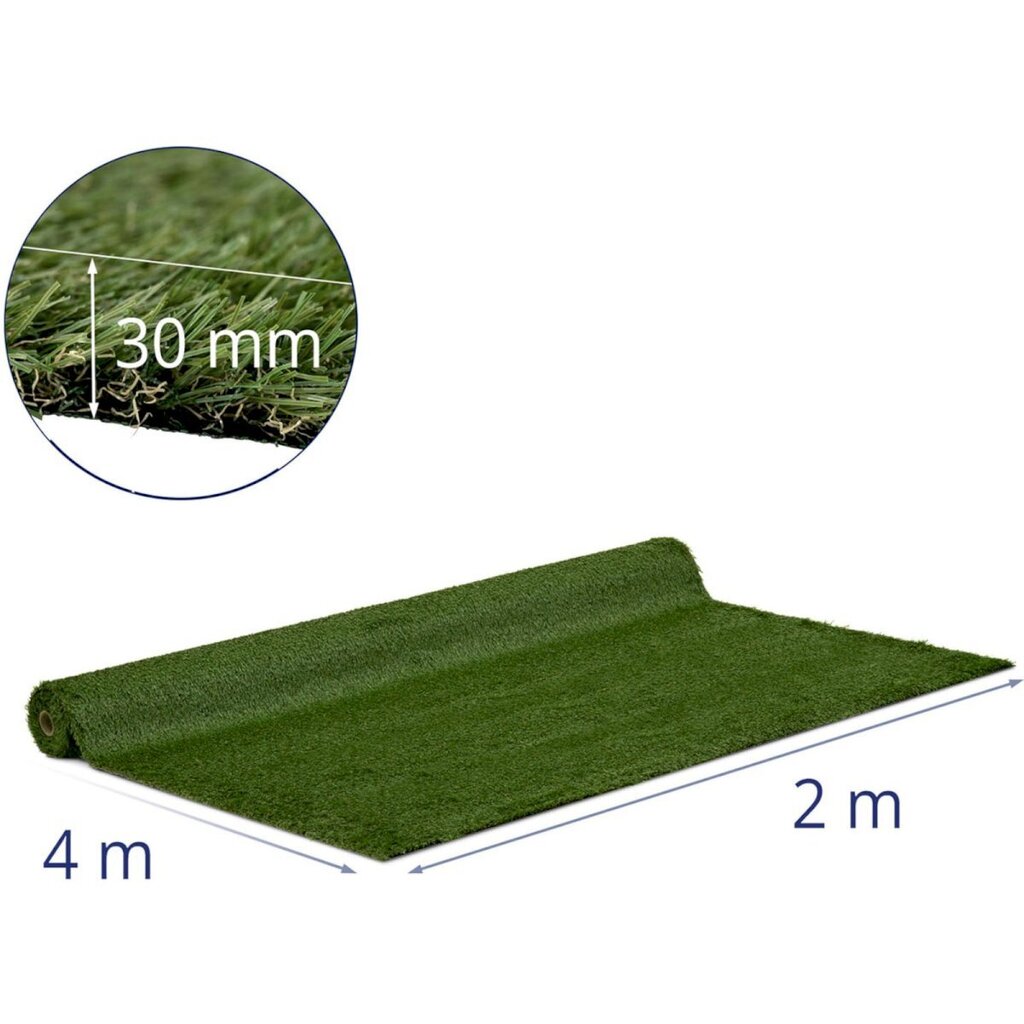 Tekonurmi parvekkeelle, terassille, Hillvert HT-MAG-2X41, 30 mm., 14/10 cm., 200 cm. x 400 cm. hinta ja tiedot | Keinotekoiset kukat | hobbyhall.fi