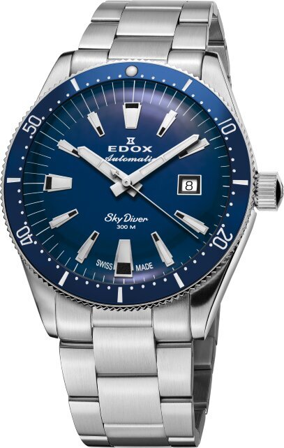 Miesten rannekello Edox SKYDIVER Limited Edition 80126 3BUM BUIN hinta ja tiedot | Miesten kellot | hobbyhall.fi