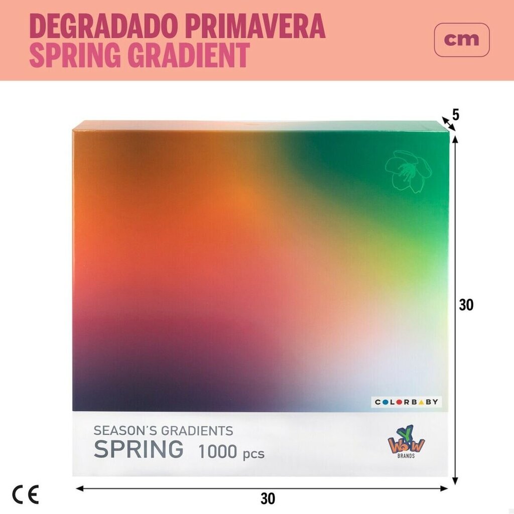 Palapeli Puzzle Seasons Gradients Spring Colorbaby, 1000 palaa hinta ja tiedot | Palapelit | hobbyhall.fi