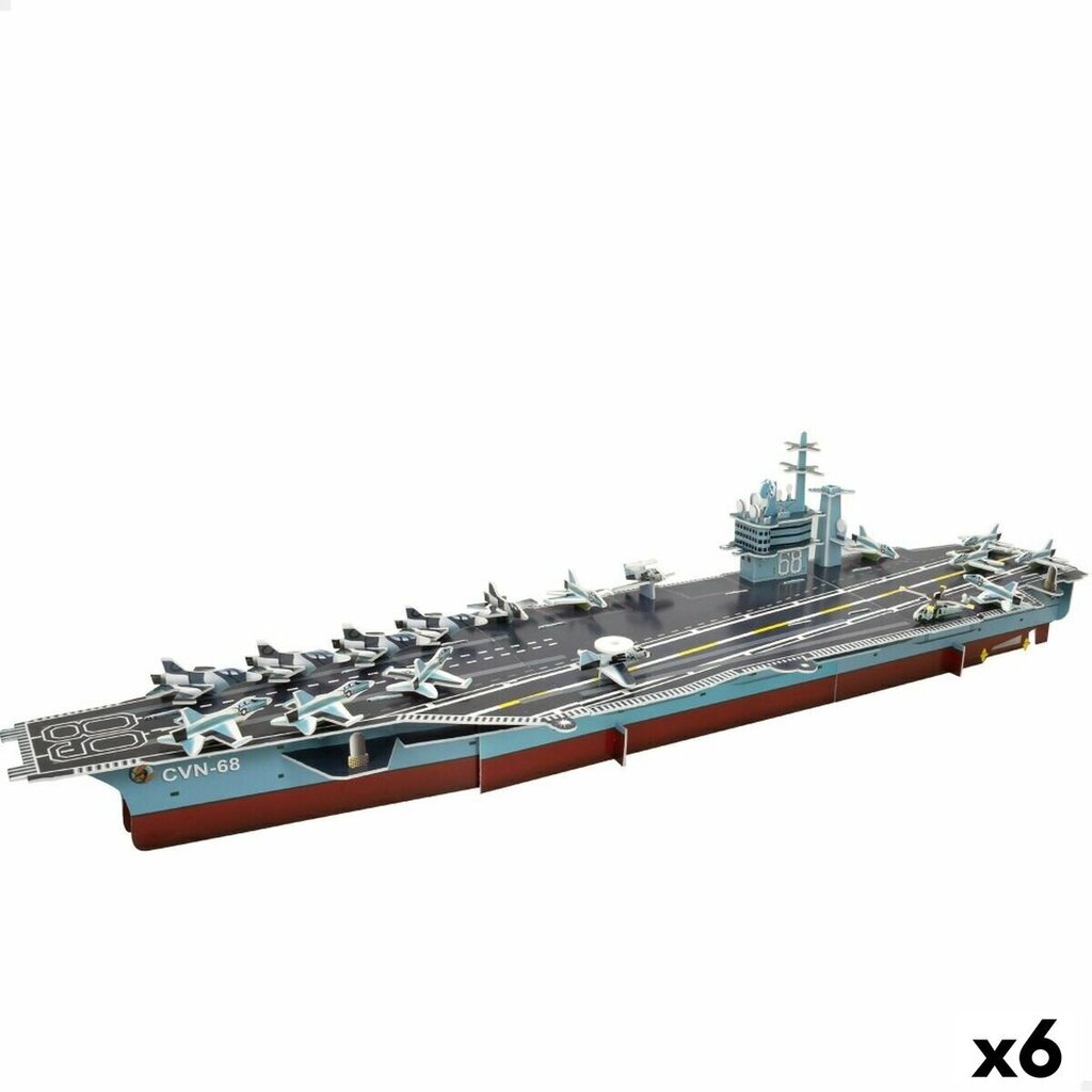 3D-pulma Nimitz Aircraft Carrier Colorbaby, 67 palaa hinta ja tiedot | Palapelit | hobbyhall.fi