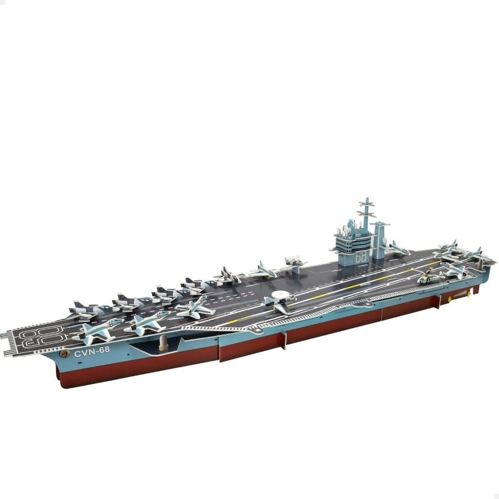 3D-pulma Nimitz Aircraft Carrier Colorbaby, 67 palaa hinta ja tiedot | Palapelit | hobbyhall.fi