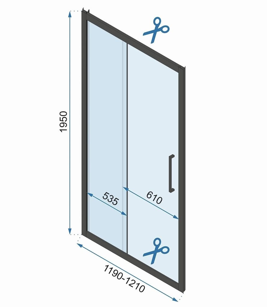 Suihkukaappi Rea Rapid Slide Chrome Kromi 120 x 100 hinta ja tiedot | Suihkukaapit ja suihkunurkat | hobbyhall.fi