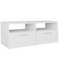 TV-tasot 2 kpl lastulevy 95x35x36 cm valkoinen hinta ja tiedot | TV-tasot | hobbyhall.fi