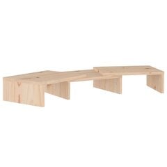 Näyttökoroke 60x24x10,5 cm täysi mänty hinta ja tiedot | TV-tasot | hobbyhall.fi