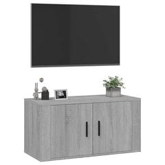 Seinäkiinnitettävä TV-taso harmaa Sonoma 80x34,5x40 cm hinta ja tiedot | TV-tasot | hobbyhall.fi