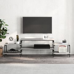 TV-taso harmaa Sonoma 197x35x52 cm tekninen puu hinta ja tiedot | TV-tasot | hobbyhall.fi