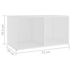 TV-tasot 2 kpl valkoinen 72x35x36,5 cm lastulevy hinta ja tiedot | TV-tasot | hobbyhall.fi