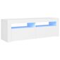 TV-taso LED-valoilla valkoinen 120x35x40 cm hinta ja tiedot | TV-tasot | hobbyhall.fi