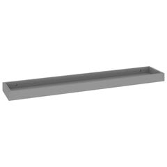 Loggia seinähyllyt 4 kpl harmaa 80x15x4 cm MDF hinta ja tiedot | Hyllyt | hobbyhall.fi