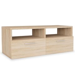 TV-tasot 2 kpl lastulevy 95x35x36 cm tammi hinta ja tiedot | TV-tasot | hobbyhall.fi