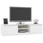 TV-taso valkoinen 140x40x35,5 cm lastulevy hinta ja tiedot | TV-tasot | hobbyhall.fi