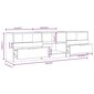 TV-taso musta 150x33,5x45 cm tekninen puu hinta ja tiedot | TV-tasot | hobbyhall.fi