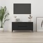 TV-taso musta 102x44,5x50 cm tekninen puu hinta ja tiedot | TV-tasot | hobbyhall.fi