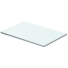 Hyllyt 2 kpl kirkas lasi 40x20 cm hinta ja tiedot | Hyllyt | hobbyhall.fi