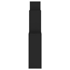 Kuutioseinähylly musta 80x15x78,5 cm lastulevy hinta ja tiedot | Hyllyt | hobbyhall.fi