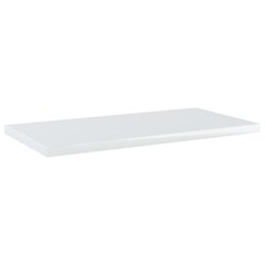 Kirjahyllytasot 4 kpl korkeakiilto valk 40x20x1,5 cm lastulevy hinta ja tiedot | Hyllyt | hobbyhall.fi