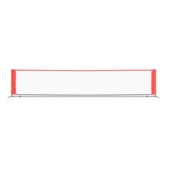 Tennisverkko musta ja punainen 500x100x87 cm polyesteri hinta ja tiedot | Tennisvälineet | hobbyhall.fi