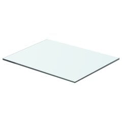 Hyllyt 2 kpl kirkas lasi 40x25 cm hinta ja tiedot | Hyllyt | hobbyhall.fi