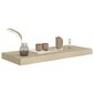 Kelluva seinähylly tammi 60x23,5x3,8 cm MDF hinta ja tiedot | Hyllyt | hobbyhall.fi