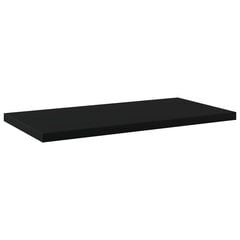 Kirjahyllytasot 4 kpl musta 40x20x1,5 cm lastulevy hinta ja tiedot | Hyllyt | hobbyhall.fi