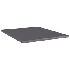 Kirjahyllytasot 8 kpl korkeakiilto harmaa 40x50x1,5cm lastulevy hinta ja tiedot | Hyllyt | hobbyhall.fi