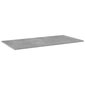 Kirjahyllytasot 4 kpl betoninharmaa 100x50x1,5 cm lastulevy hinta ja tiedot | Hyllyt | hobbyhall.fi