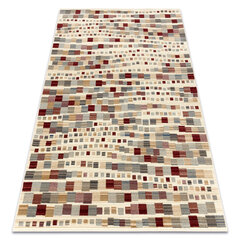 Villamatto KILIM 7950/52933 Geometrinen hiekka / harmaa / claret hinta ja tiedot | Isot matot | hobbyhall.fi