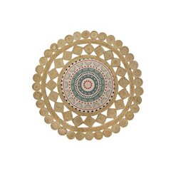 Matto DKD Home Decor Ruskea Monivärinen (200 x 200 x 0,75 cm) hinta ja tiedot | Isot matot | hobbyhall.fi