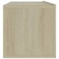 TV-taso Sonoma-tammi 100x30x30 cm lastulevy hinta ja tiedot | TV-tasot | hobbyhall.fi