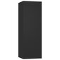 TV-taso musta 30,5x30x90 cm lastulevy hinta ja tiedot | TV-tasot | hobbyhall.fi