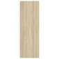 TV-tasot 2 kpl Sonoma-tammi 30,5x30x90 cm lastulevy hinta ja tiedot | TV-tasot | hobbyhall.fi