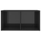 TV-tasot 4 kpl korkeakiilto harmaa 72x35x36,5 cm lastulevy hinta ja tiedot | TV-tasot | hobbyhall.fi