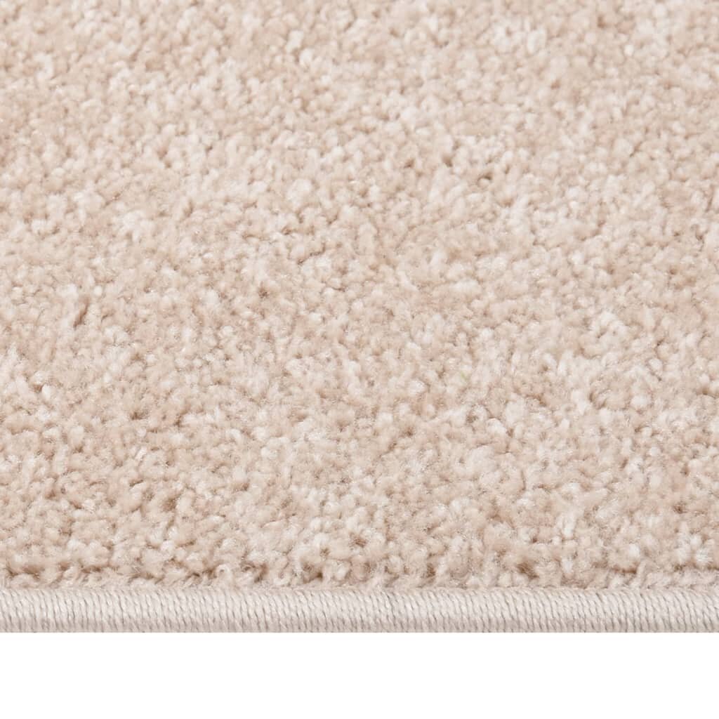 Lyhytnukkainen matto 160x230 cm tumma beige hinta ja tiedot | Isot matot | hobbyhall.fi