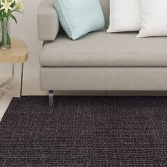 Matto luonnollinen sisal 80x250 cm musta hinta ja tiedot | Isot matot | hobbyhall.fi