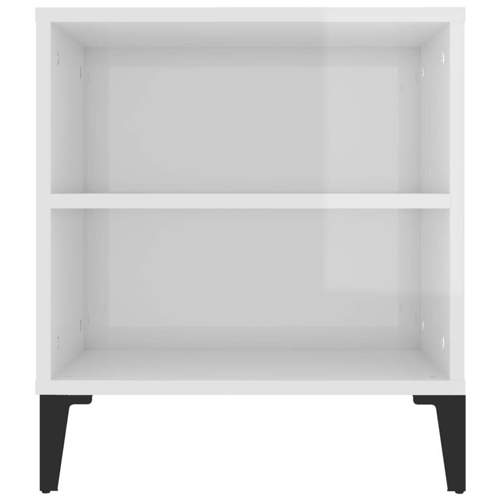 TV-taso korkeakiilto valkoinen 102x44,5x50 cm tekninen puu hinta ja tiedot | TV-tasot | hobbyhall.fi