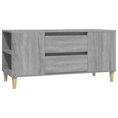 TV-taso harmaa Sonoma 102x44,5x50 cm tekninen puu hinta ja tiedot | TV-tasot | hobbyhall.fi