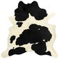 Aito lehmäntaljamatto musta ja valkoinen 150x170 cm hinta ja tiedot | Isot matot | hobbyhall.fi