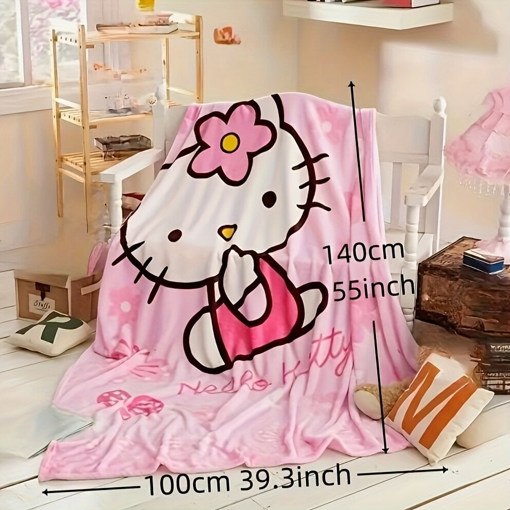 Hello kitty vaaleanpunainen peitto hinta ja tiedot | Päiväpeitot ja huovat | hobbyhall.fi