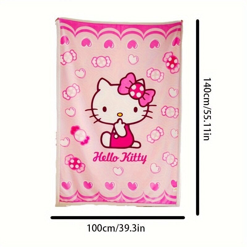 Hello Kitty peitto, 100x140cm hinta ja tiedot | Päiväpeitot ja huovat | hobbyhall.fi